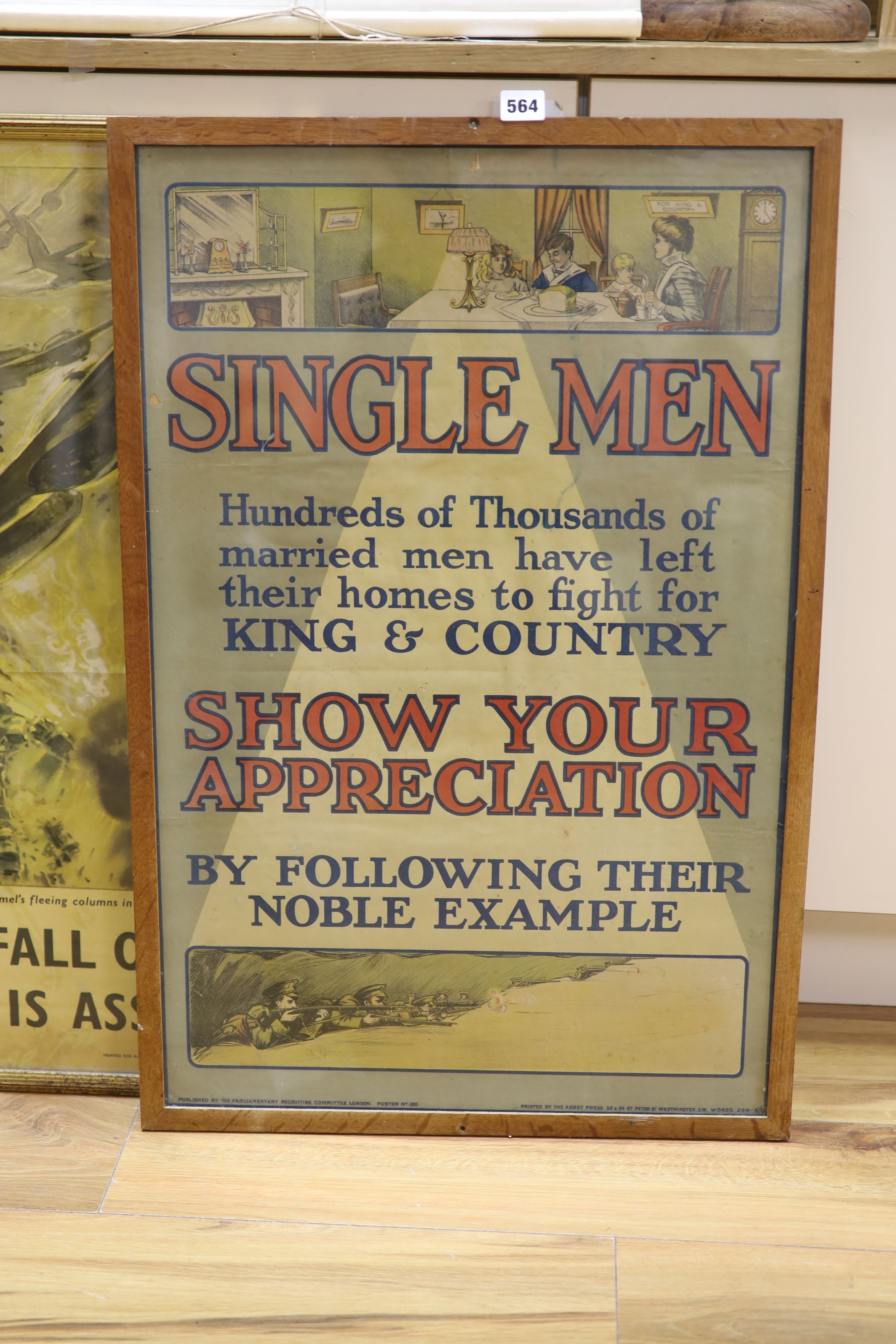 Three WWI/WWII Army recruiting posters